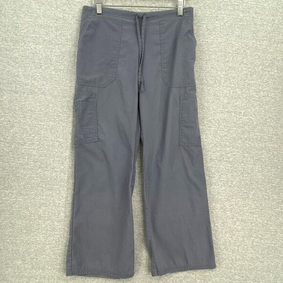 Scrub Star Scrub Bottom Pants Womens XS Petite Gray Nurse Vet Medical Uniform - Picture 1 of 13